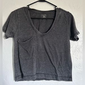 Z supply cropped pocket tee